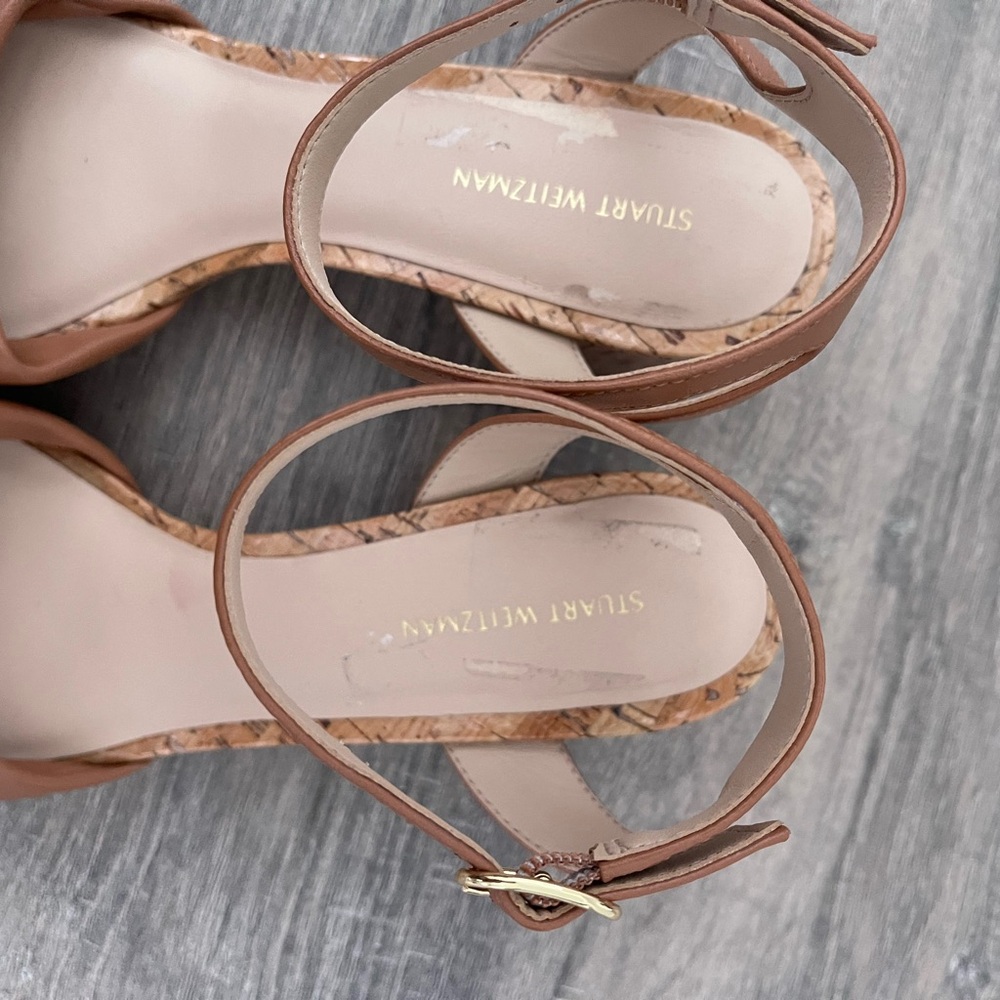 New Stuart Weitzman Everly Block Heel Sandal Size… - image 7